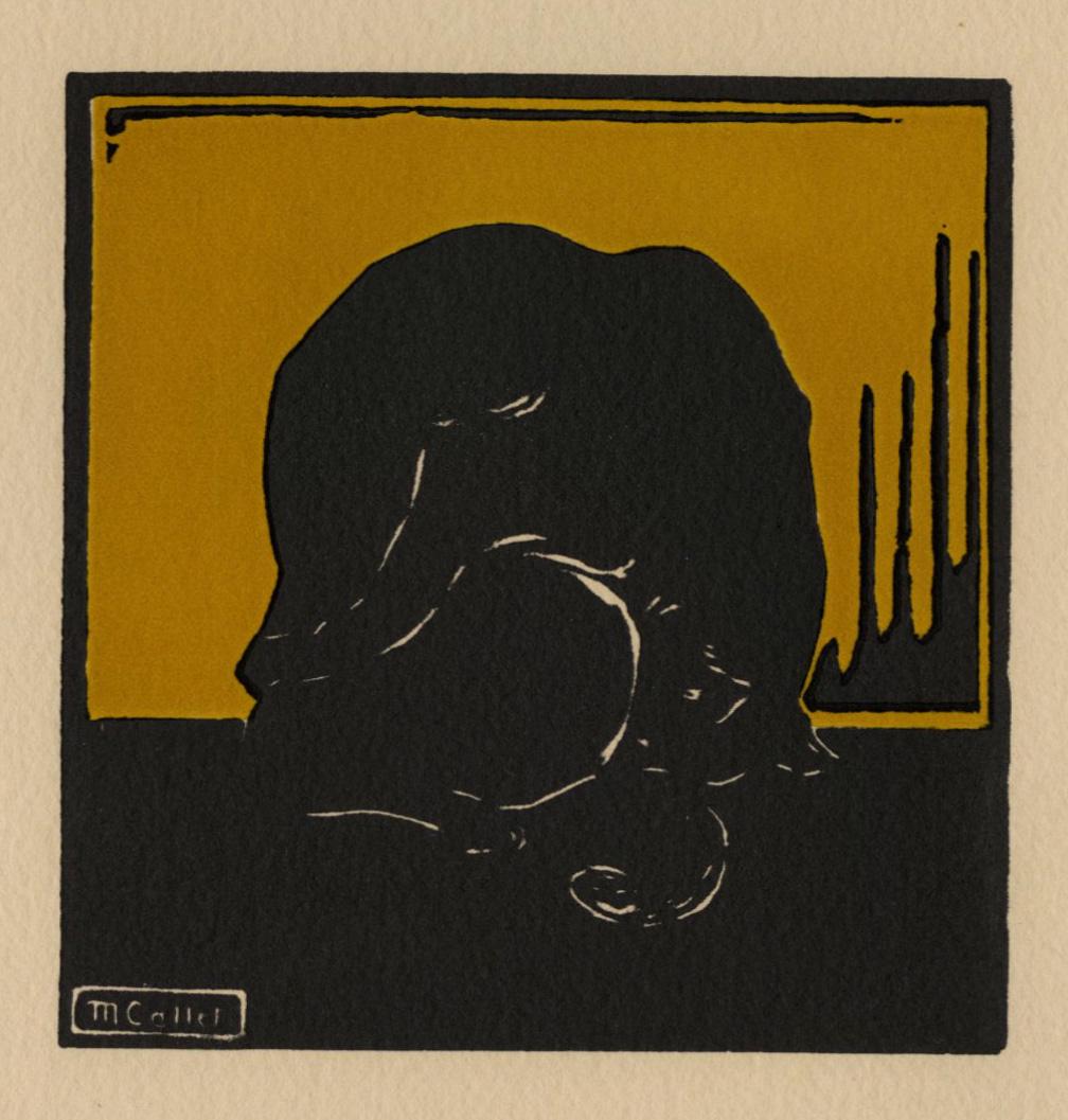 Marguerite CALLET-CARCANO: "Cat Cleaning Itself" (1 of 2)