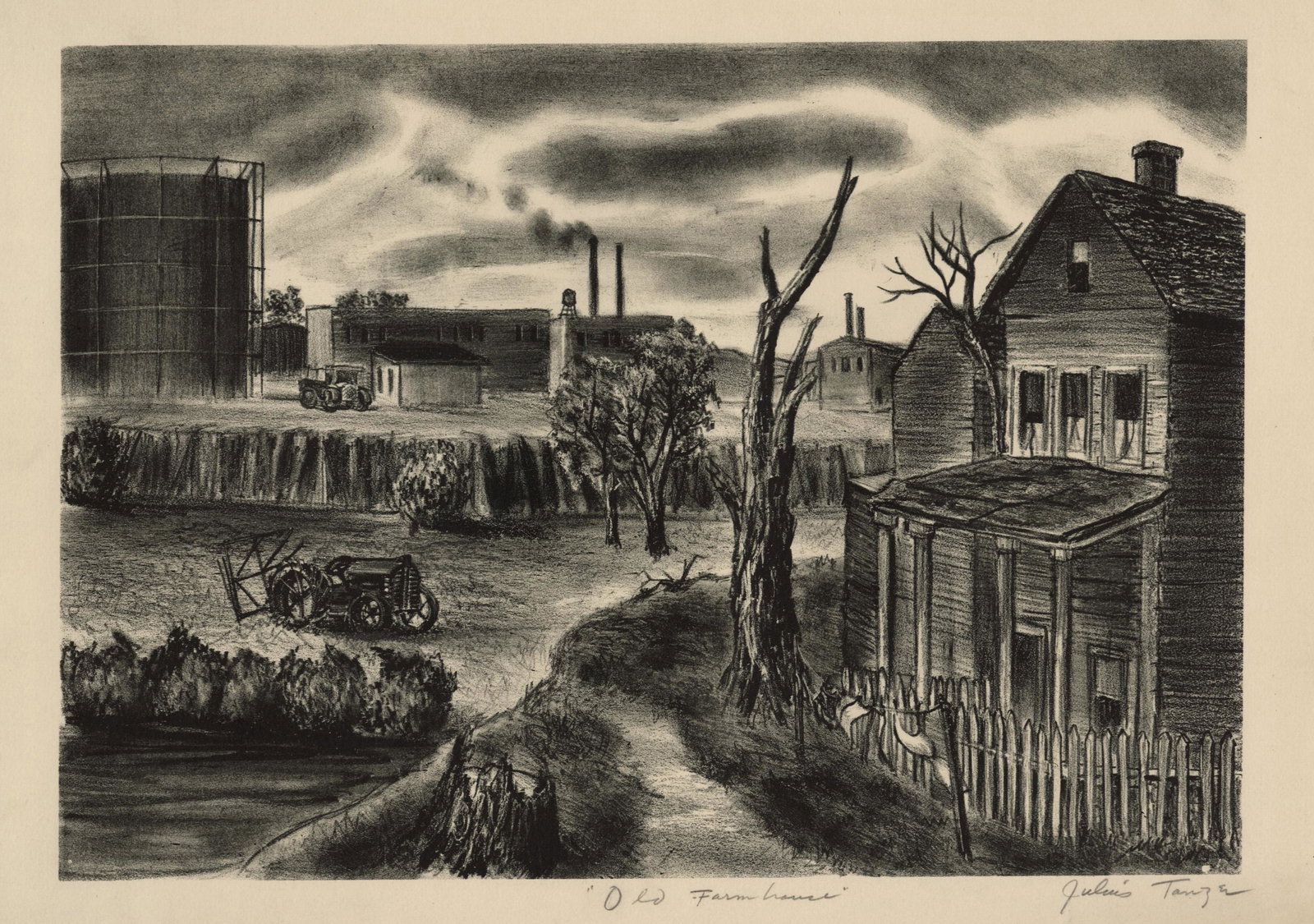 Julius TANZER: "Old Farmhouse" (1 of 2)