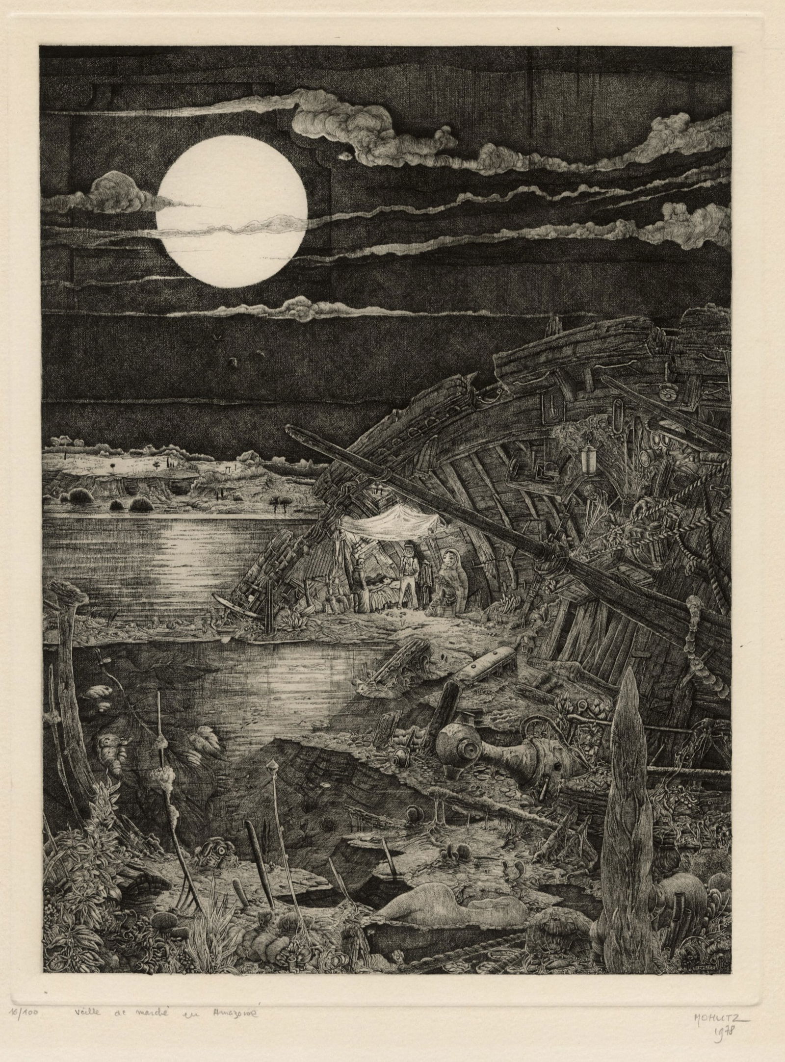 Philippe MOHLITZ: "Veille de Marche en Amazonie". (1 of 2)