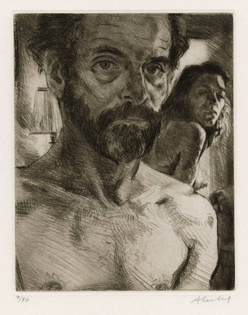 Sigmund ABELES: "Self Portrait - Space Issue 1". (1 of 2)