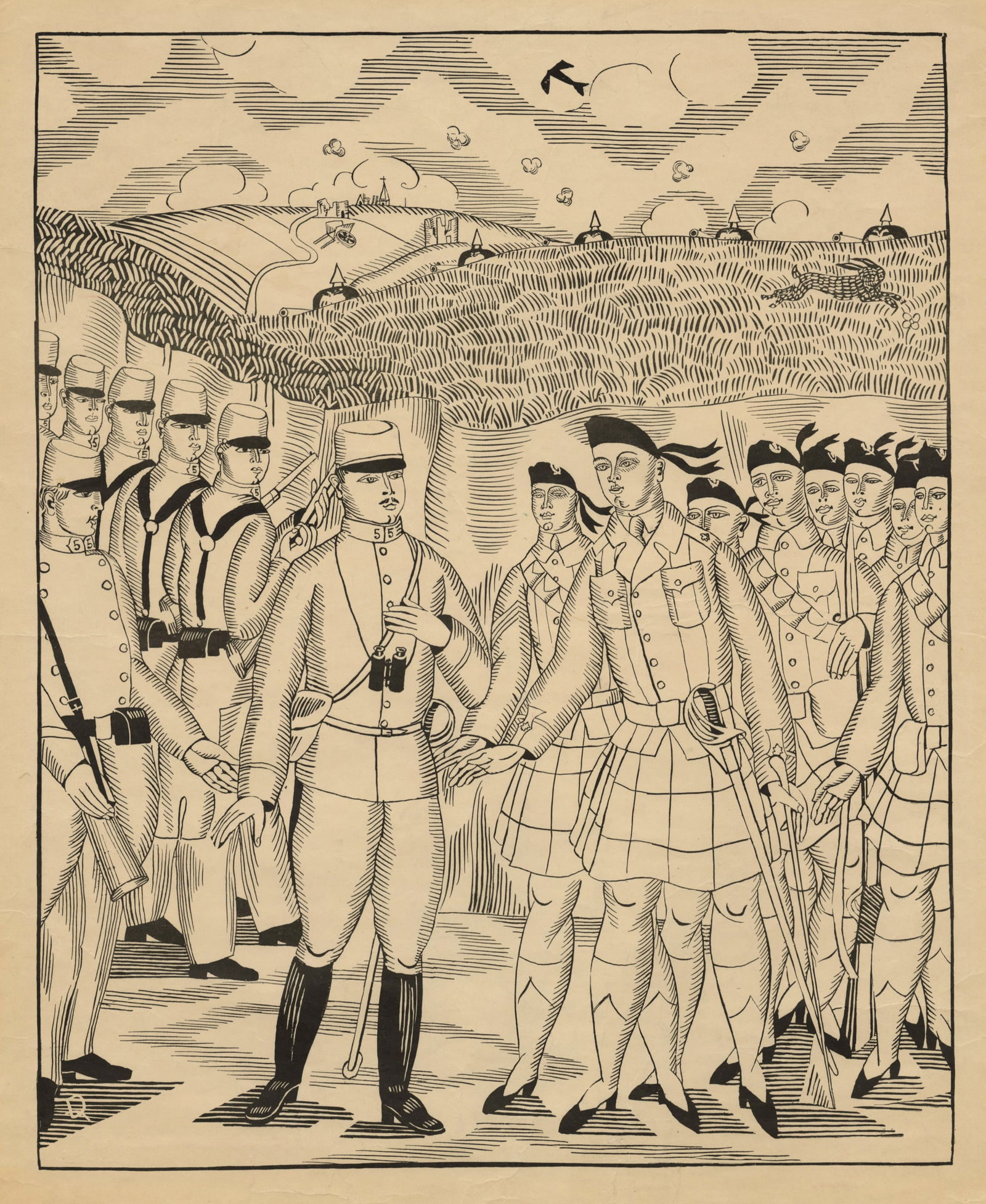 Raoul DUFY: "Shoot First, French Gentlemen". (1 of 2)