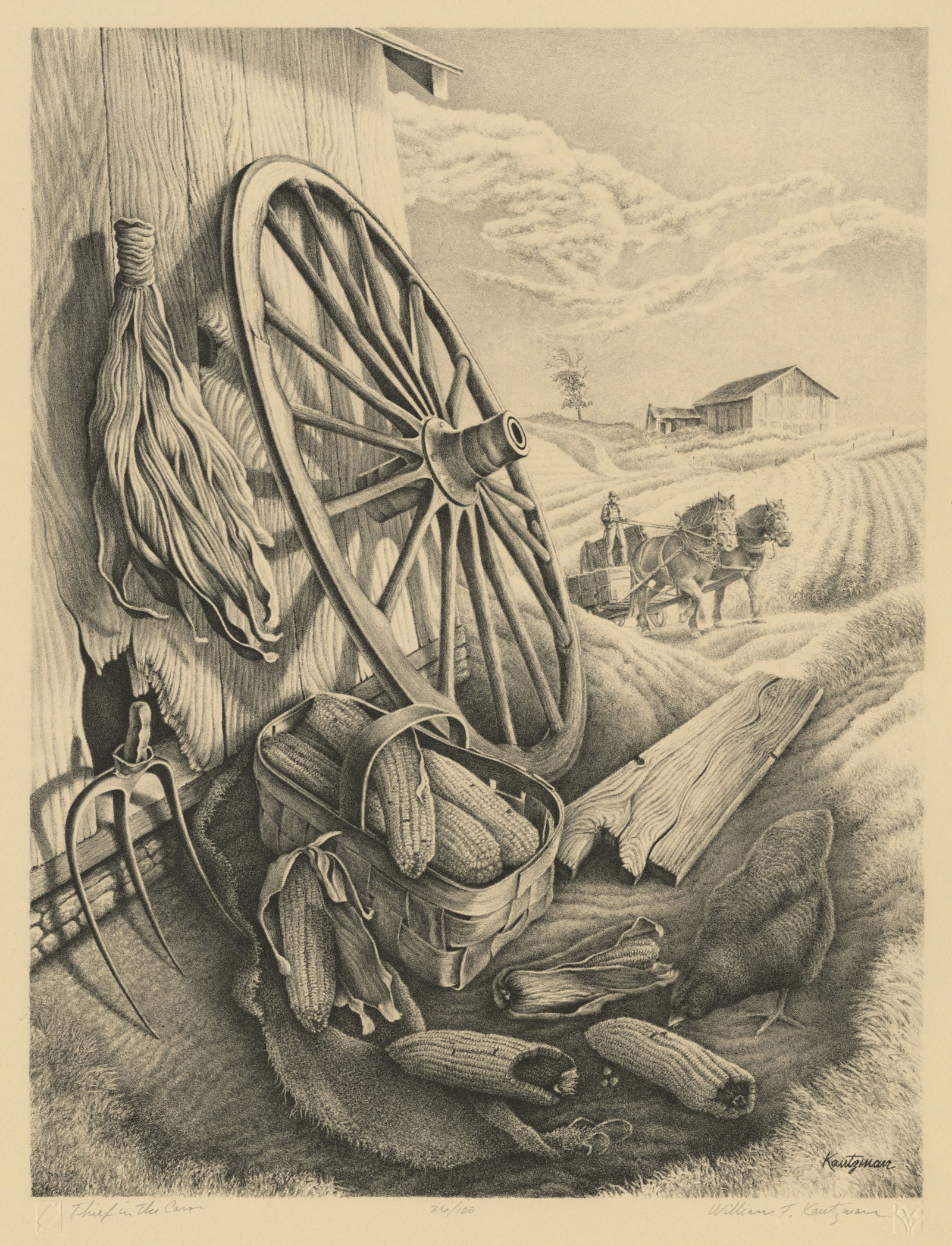 William F. KAUTZMAN: "Thief in the Corn". (1 of 2)