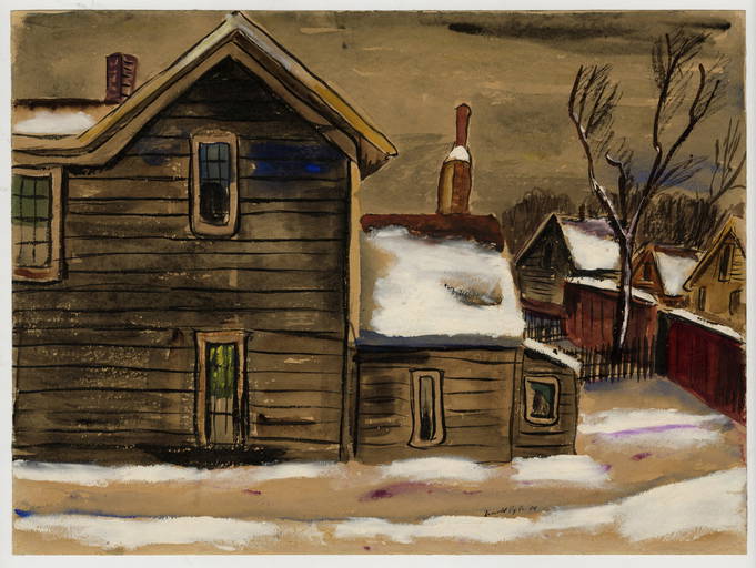 Arnold Pyle "houses In Winter".