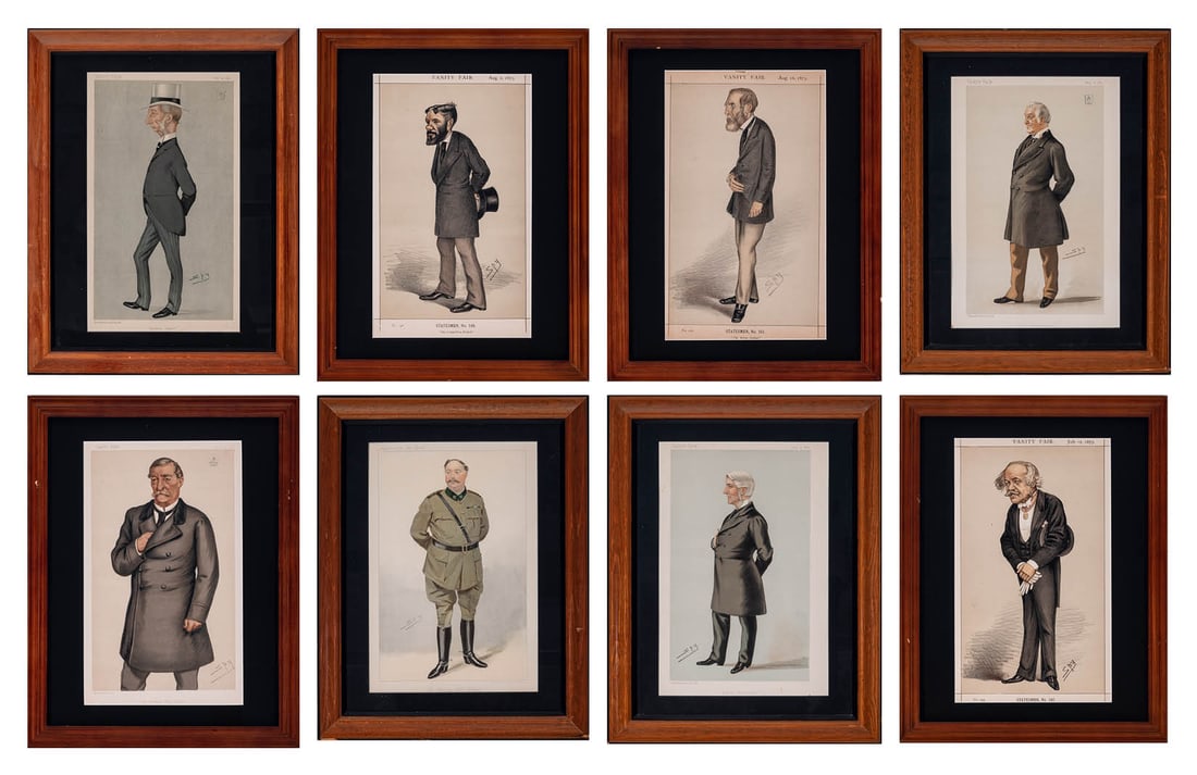 Set of eight Vanity Fair "Spy" Prints c. 1880. (1 of 14)