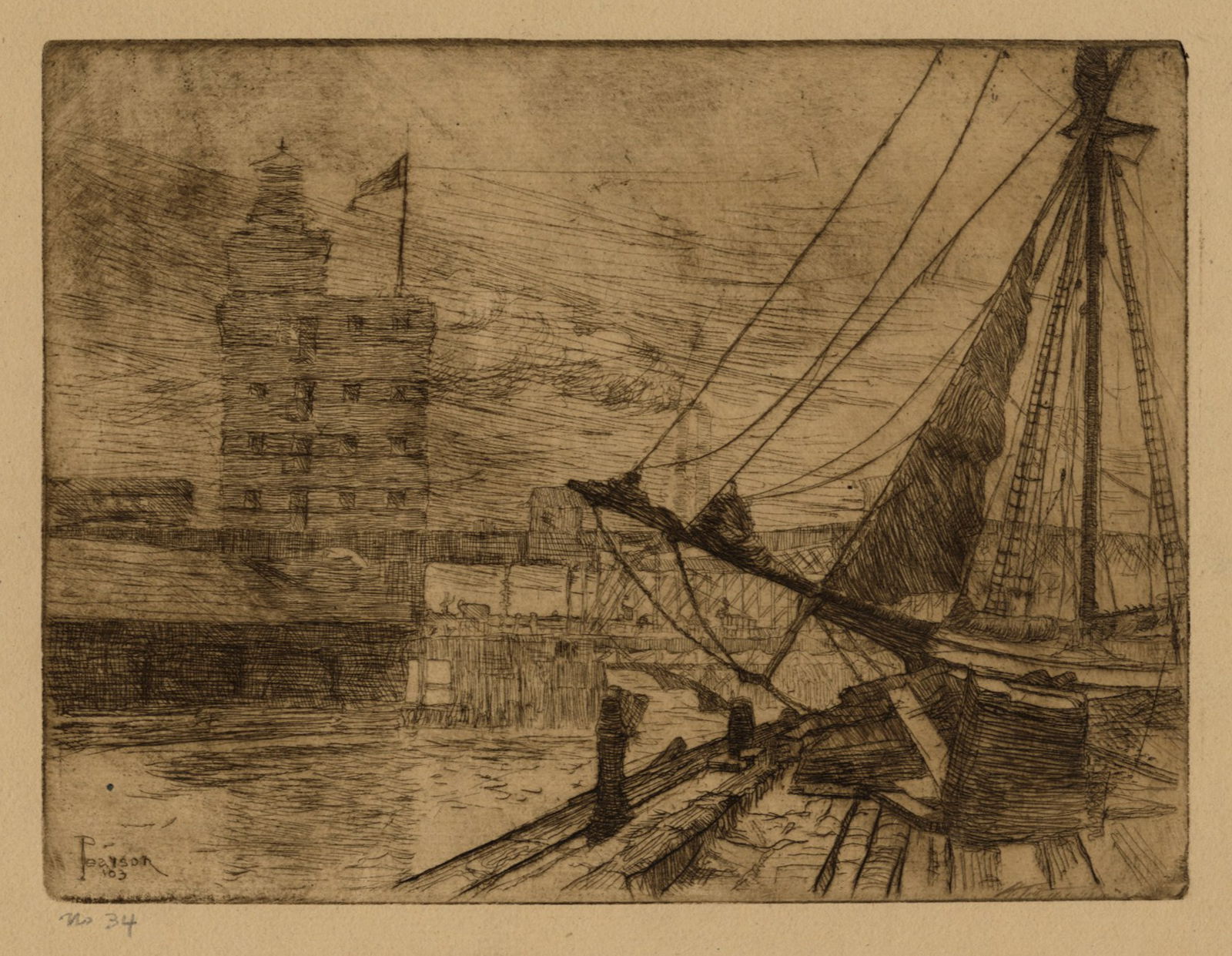 Ralph PEARSON: "Lake Street Bridge". (1 of 2)