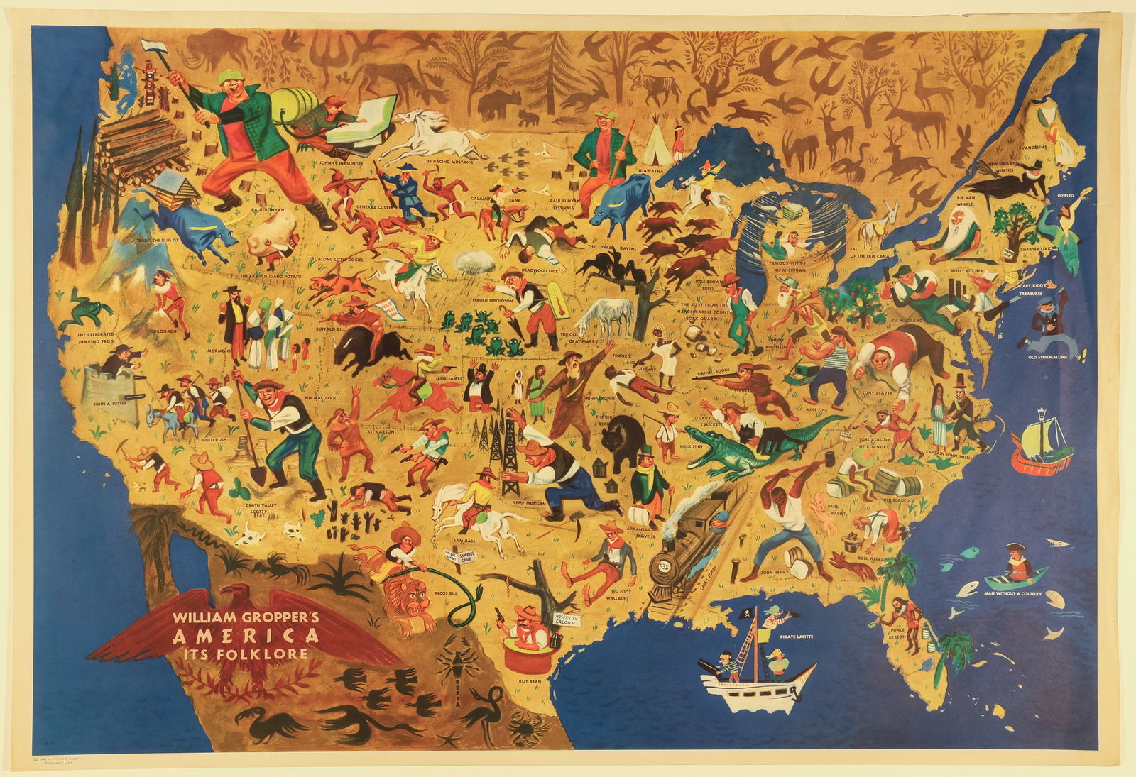 William GROPPER: "Walter Gropper's America - Its Folklore" (1 of 1)