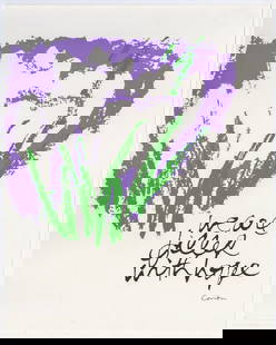 Sister Corita KENT: "We are Filled with Hope": Sister Corita KENT (American, 1918-1986): "We are Filled with Hope". Color screenprint on wove paper. Proof before text was added in the bottom left corner. Signed in the image. Sheet size: 20 x 16 in