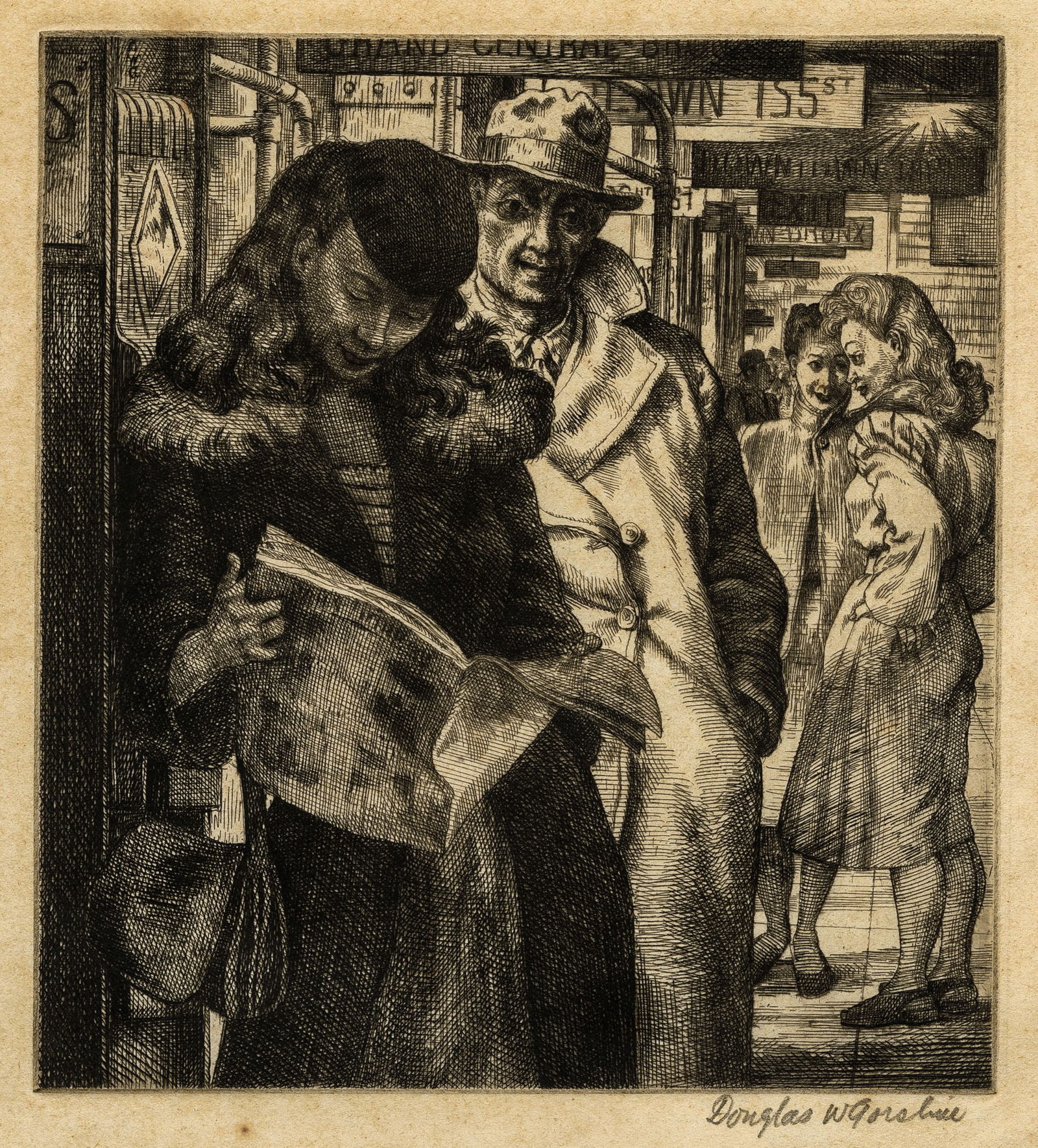 Douglas GORSLINE: "Express Stop" (1 of 2)