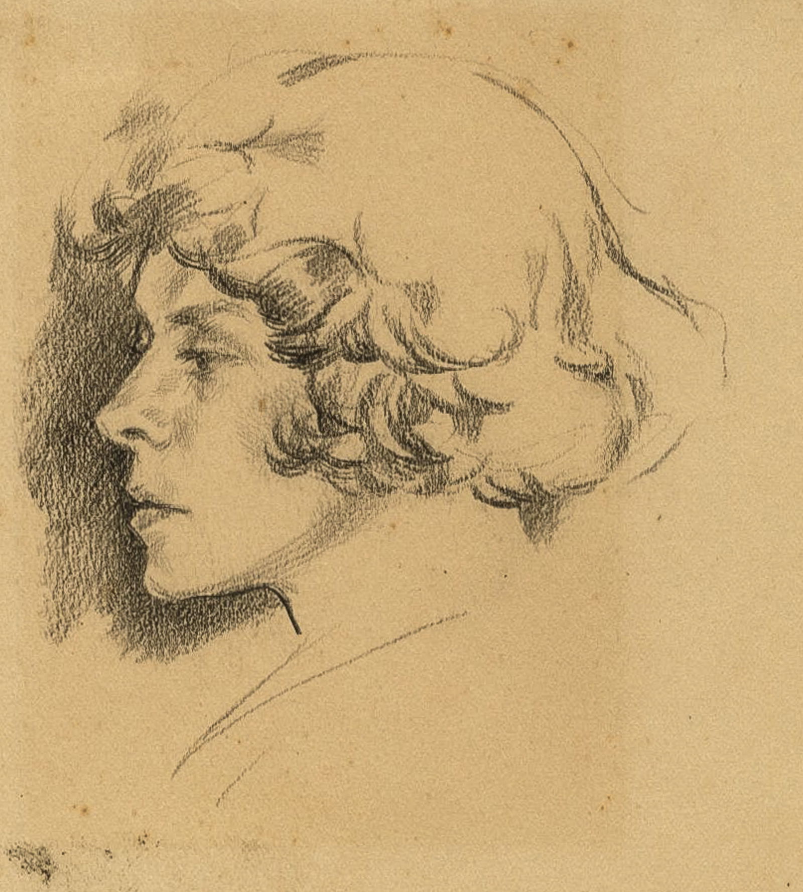 Ernest HASKELL: "Profile of a Woman" (1 of 5)