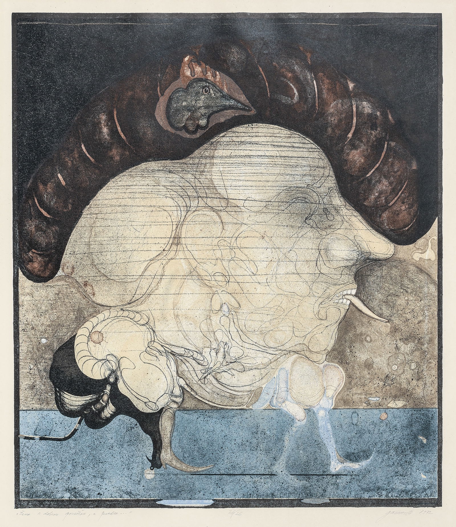 UNKNOWN, Polish or Czech 20th Century: "Zeno?" (1 of 2)