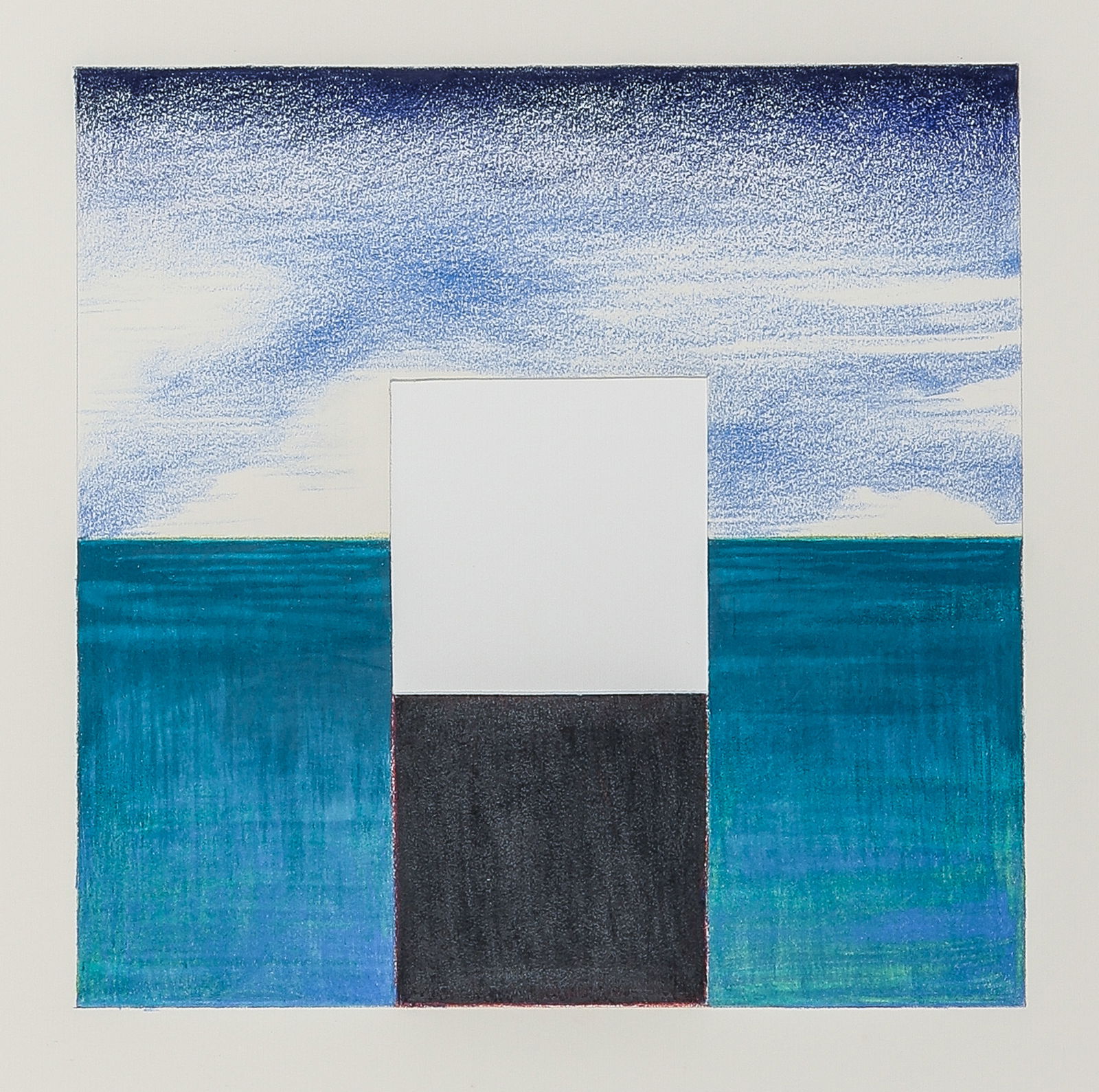 Michael HOSKINS: "Seascape with Shapes" (1 of 2)