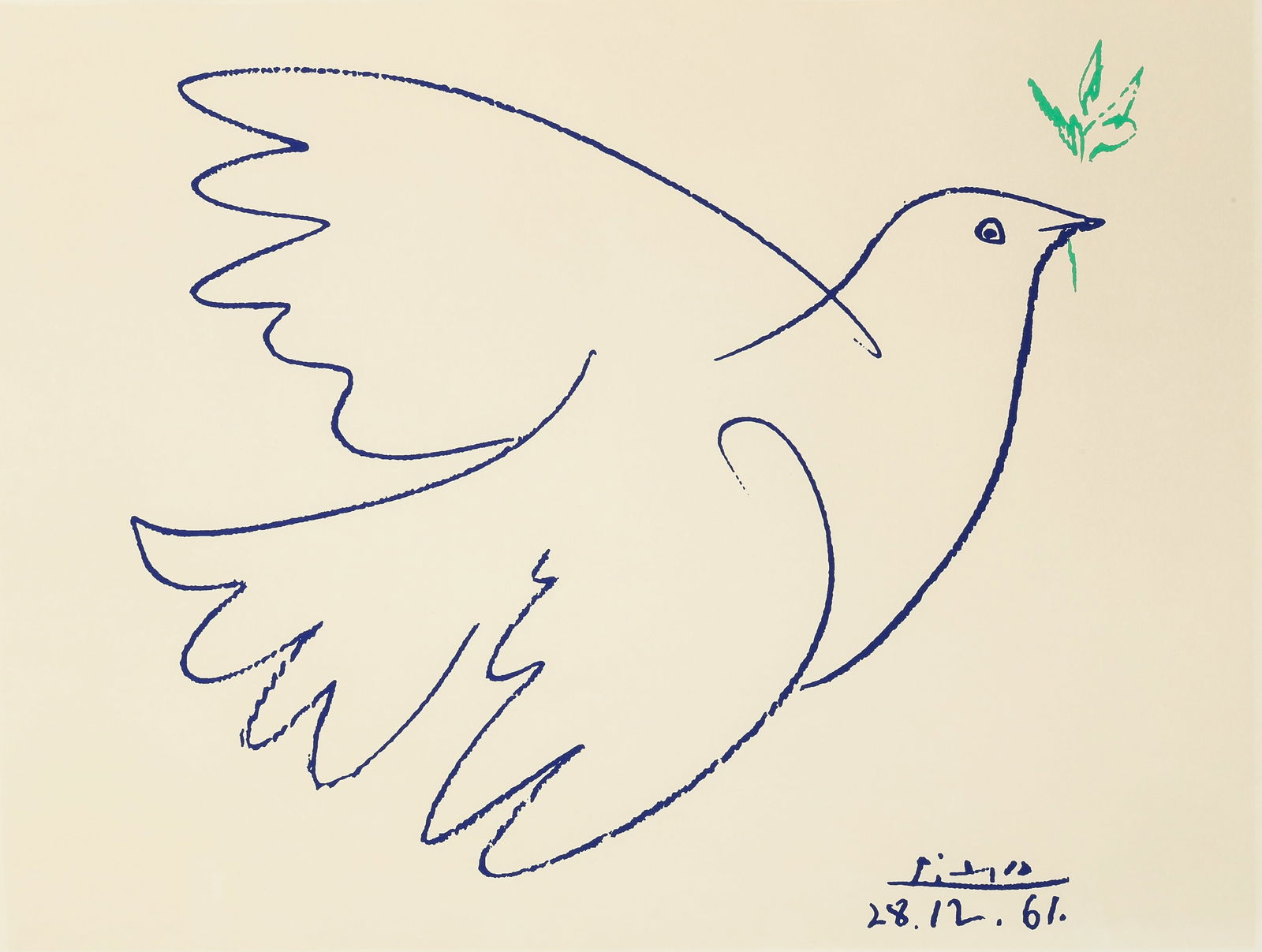 After Pablo PICASSO: "Dove of Peace" (1 of 2)