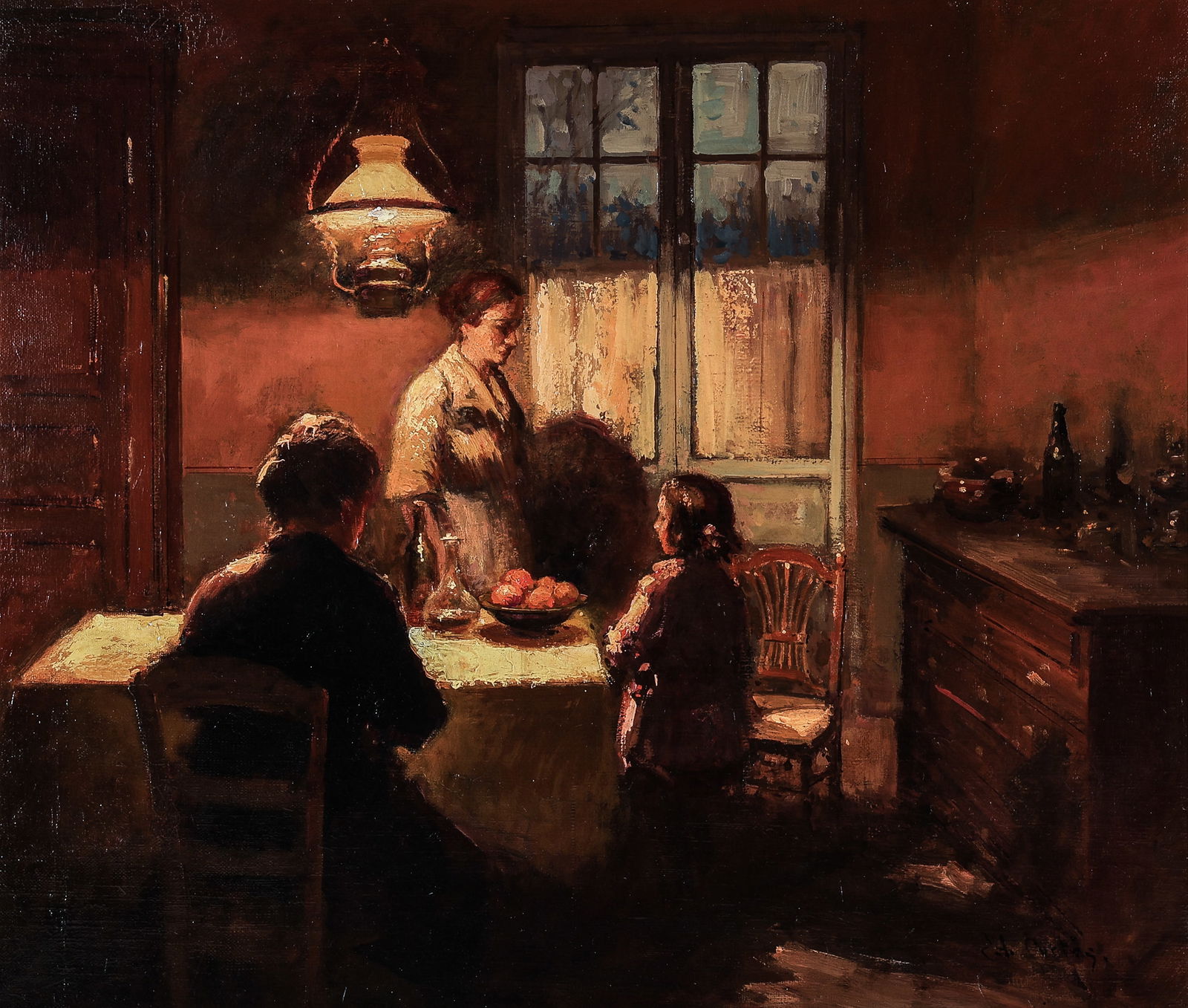 Edouard CORTES: "Interieur, Effet de Lampe" (1 of 2)