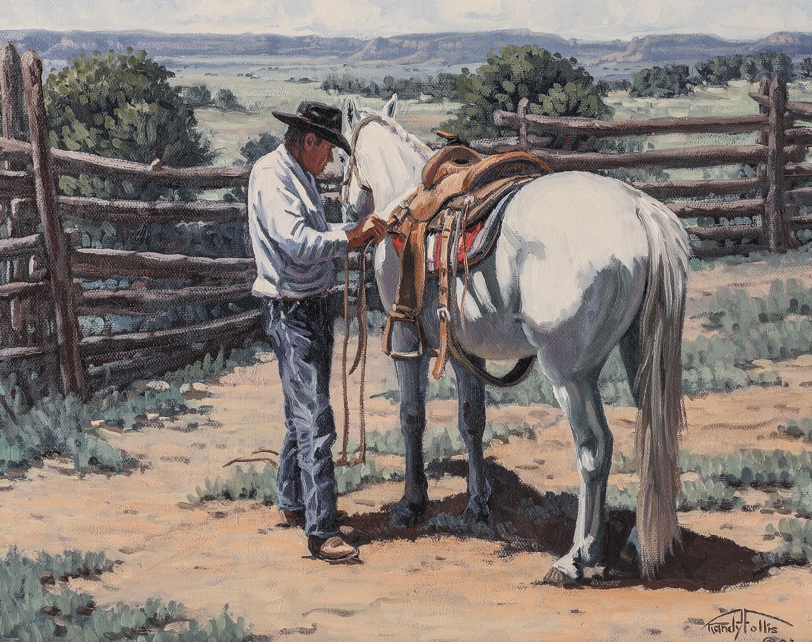 Randy FOLLIS: "Saddling Up" (1 of 2)