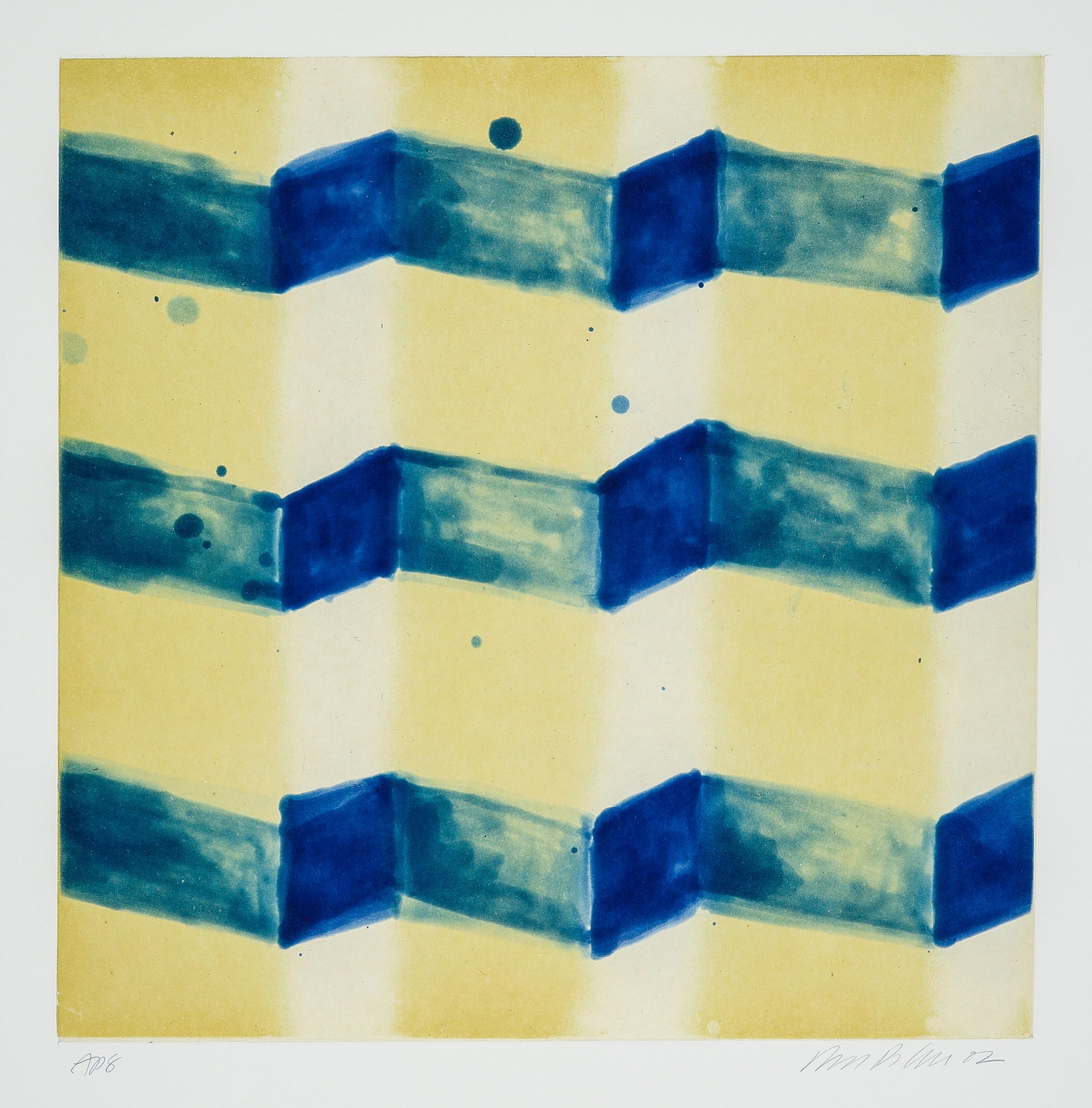 Ross BLECKNER: "D Loop". (1 of 2)