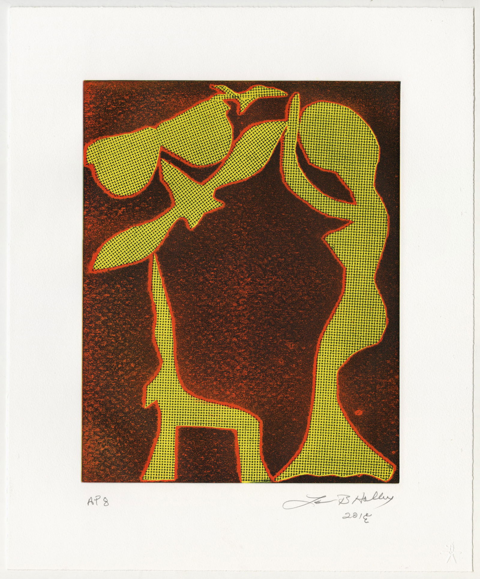 Lonnie HOLLEY: Three color etching and aquatints. (1 of 3)