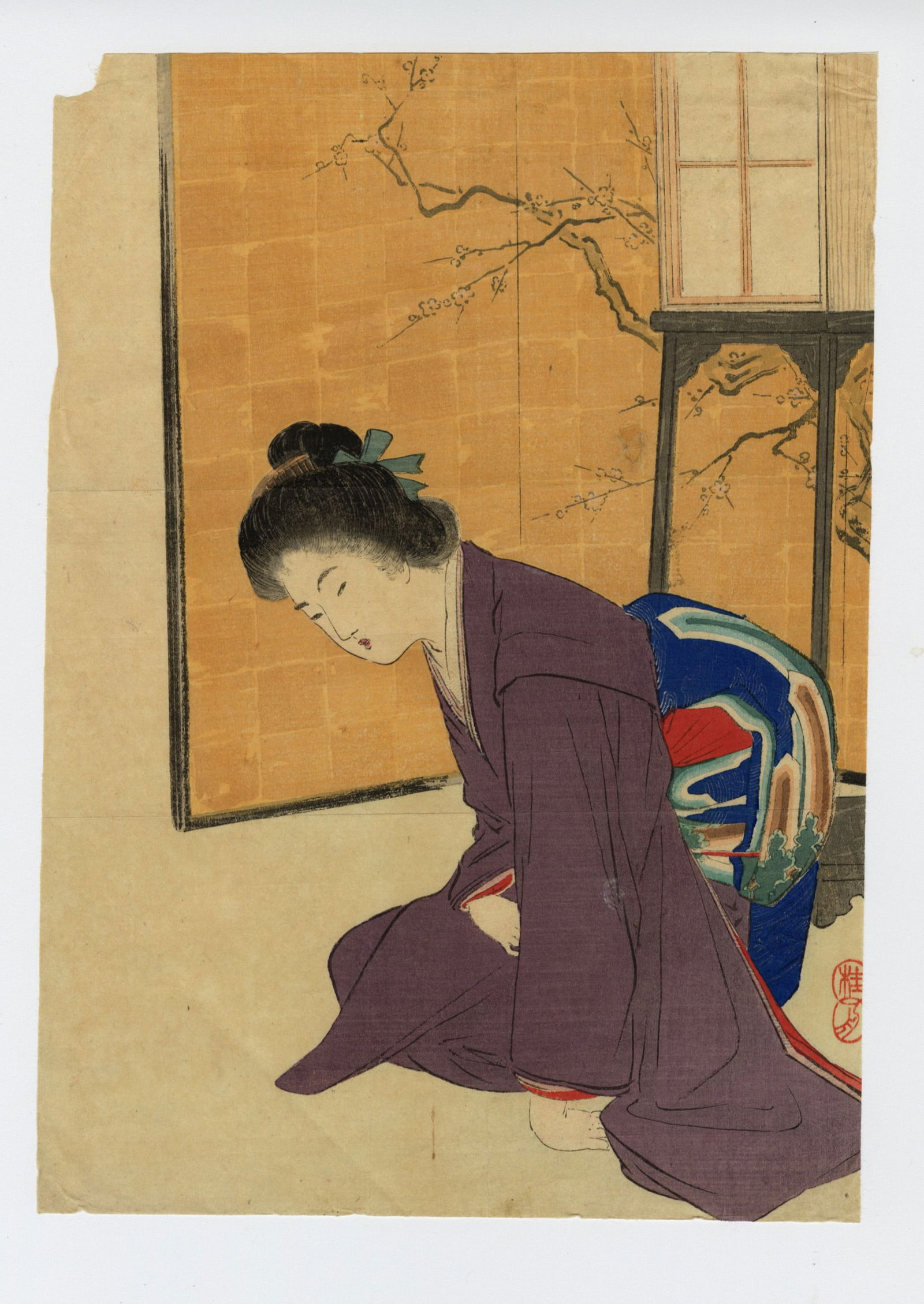 Takeishi Keishu: "Hatsune - The First Song of the Year". (1 of 4)