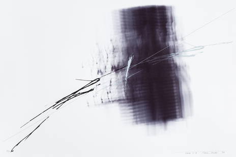 ANDO, Nana: "Work I-8".: ANDO, Nana (Japanese, born 1948): "Work I-8". Color screenprint on Arches wove paper, 1988. Edition of 10. Signed, titled, numbered, and dated in pencil. Sheet size: 22 1/2 x 30 inches.
