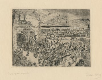 James ENSOR: "Triomphe romain".