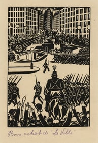 Frans MASEREEL: "La Parade".