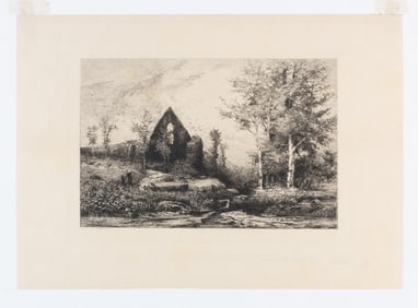 Four 19th Century French, Etchings.