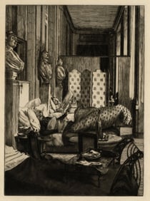 James TISSOT: "Le Foyer de la Comedie Francaise..."