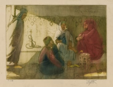 Louis McCellan POTTER: "A Moorish Cafe".