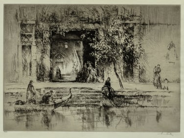 Sidney LITTEN: "Venetian Steps".