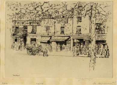 Theodore ROUSSEL: "The Street, Chelsea Embankment".