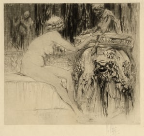 William WALCOTT: "Bacchante et le Jeune Faune".