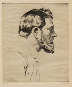 Emil ORLIK: "Self Portrait".
