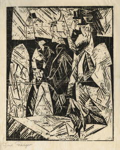 Lyonel FEININGER: "Spazierganger".