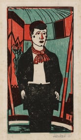 Erich HECKEL: "Young Clown" / "Junger clown".