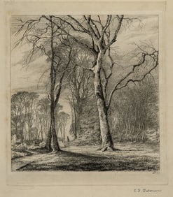 Edvard Frederik PETERSEN: "Winter in the Forest".