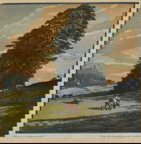 Karl JOHNE: "Weide im Westerwald".