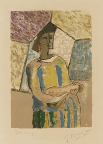 Georges BRACQUE: "Femme a la Mandoline".