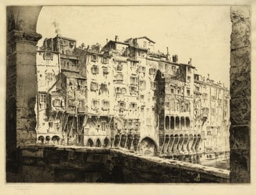John Taylor ARMS: "From the Ponte Vecchio, Florence".