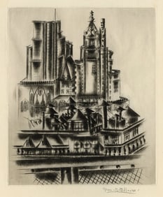 Jolan GROSS-BETTELHEIM: "Manhattan Rooftops".