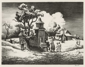 Thomas Hart BENTON: "Sunday Morning".