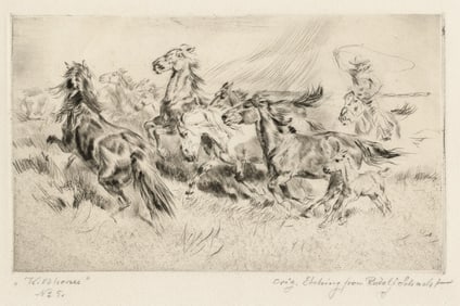 Rudolph SCHACHT: "Wild Horses".