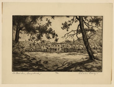 5 etchings by Charles CAREY