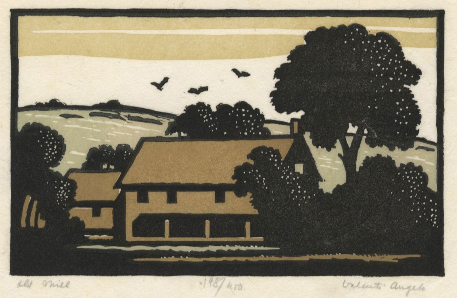 Angelo VALENTI: "Old Mill". (1 of 2)