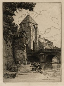 Caroline ARMINGTON: "La Porte et le Pont a Moret".
