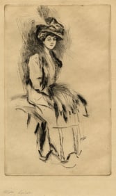 Otto SCHNEIDER: "Portrait of a Young Woman".