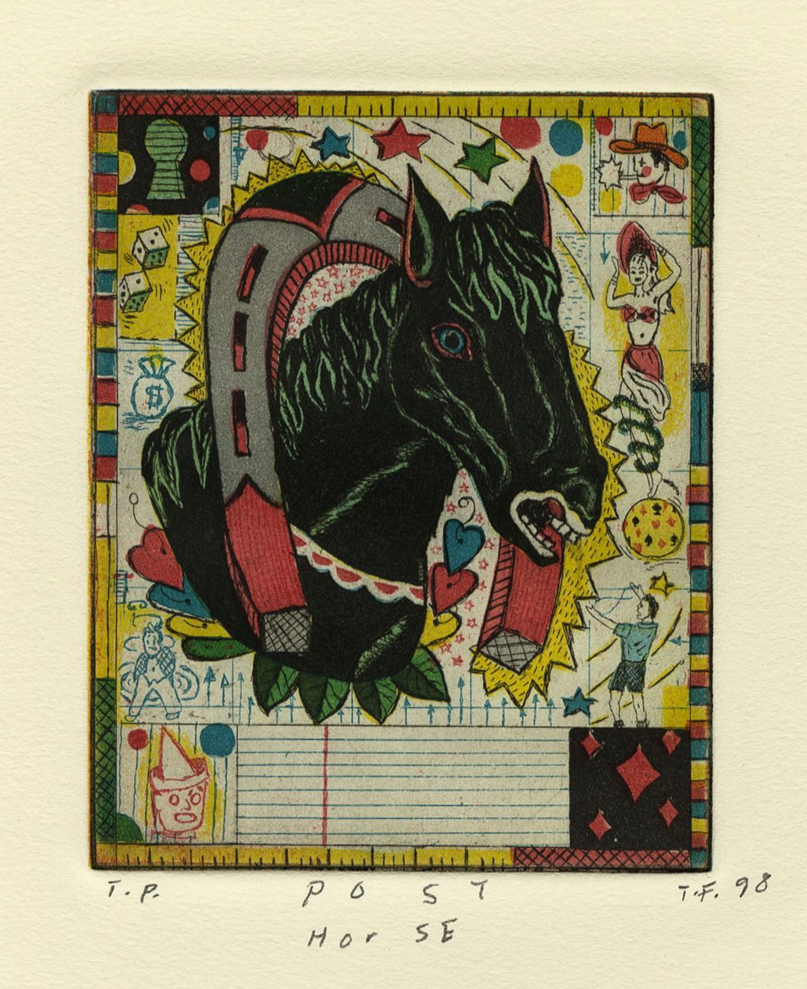Tony FITZPATRICK: "Post Horse". (1 of 2)
