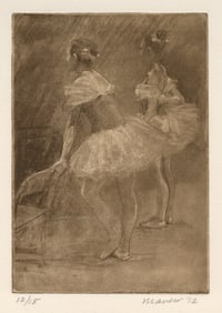 Onelio MARRERO: "Two Waiting Ballerinas".