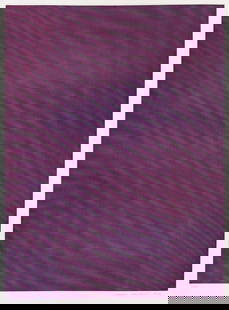 Tauba AUERBACH: "Mesh Moire IV".: Tauba AUERBACH (American, born 1981): "Mesh Moire IV". Color soft ground etchings on wove paper, 2012. From a set of six prints. Signed, dated, and inscribed TPC, aside from the edition of 40. Publish