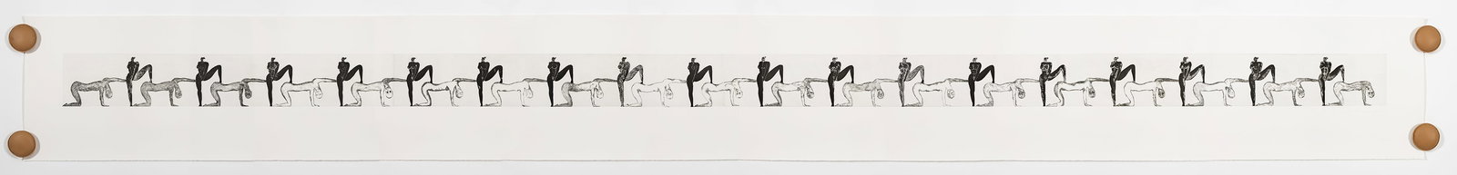 Francesco CLEMENTE: "Frieze". (1 of 4)