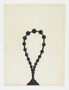 Martin PURYEAR: "End (Beijing)".: Martin PURYEAR (American, 1941): "End (Beijing)". Color hardground etching, with aquatint and drypoint on chine colle on Rives wove paper, 2013. Signed, titled, dated, and inscribed TPG, aside from