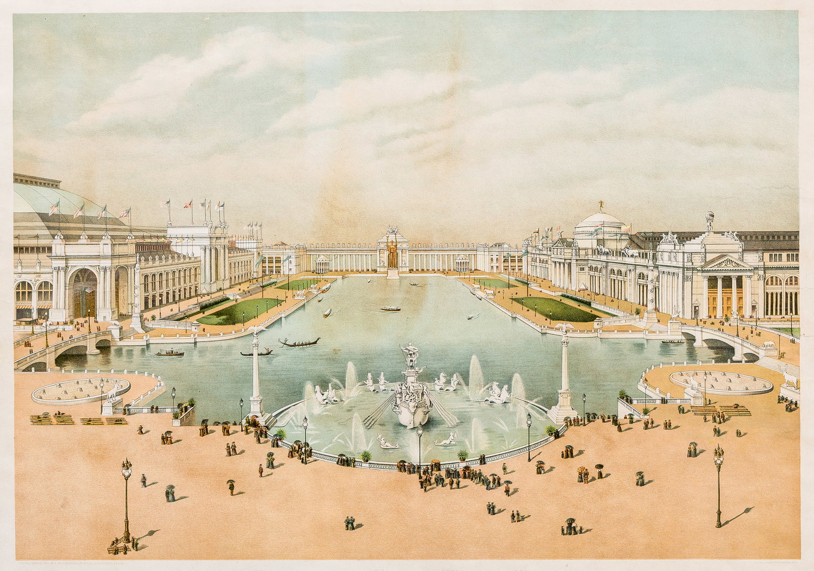 "The Court of Honor - World's Fair". (1 of 2)